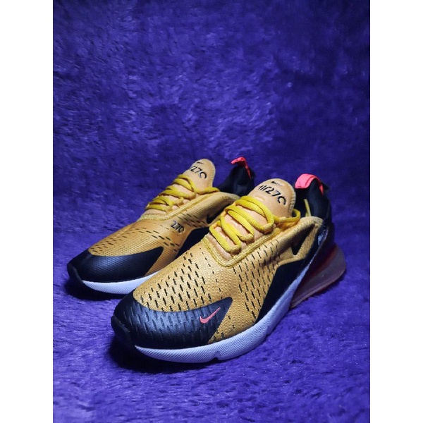 NIKE AIRMAX 270  Yellow Black Gold
