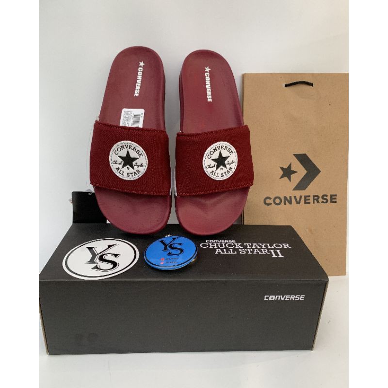 SANDAL SLOP CONVERS3 CT-MAROON