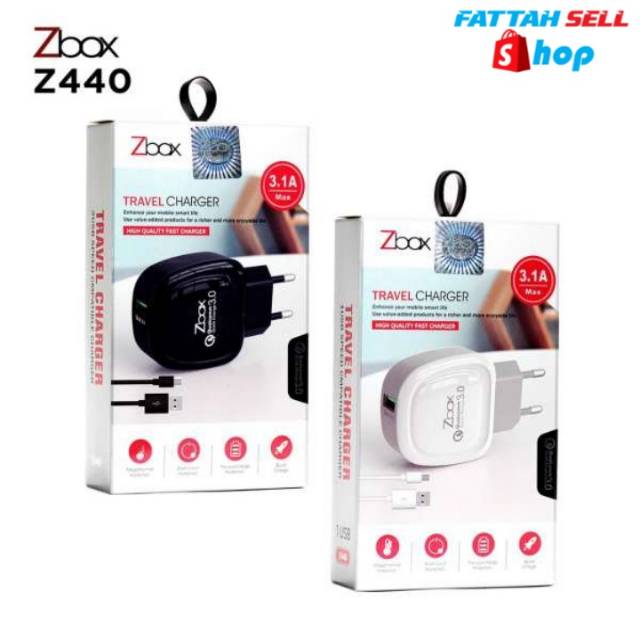 Travel Charger ZBOX Z440 3.1A Qualcomm 3.0