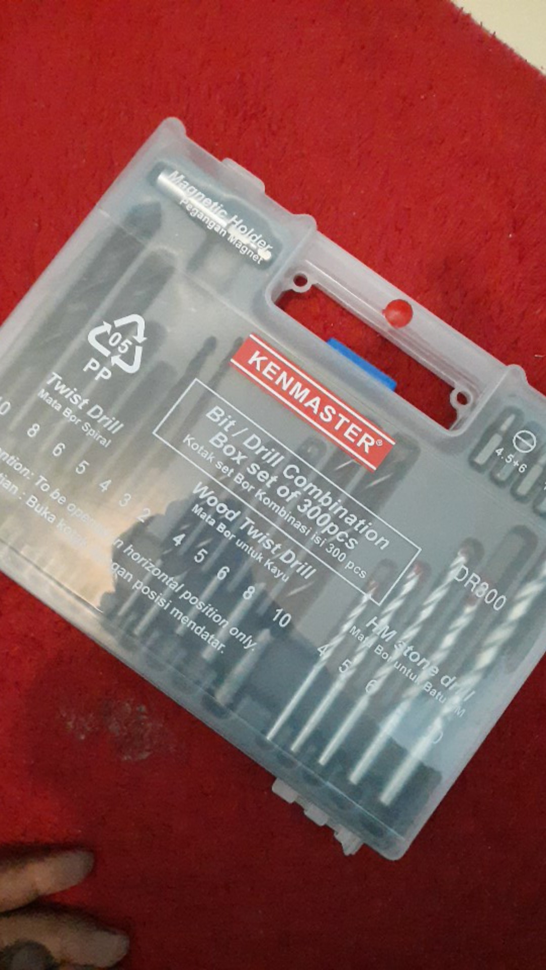 Mata Bor Set Kenmaster Mata Bor Kayu Besi Beton Mata Obeng