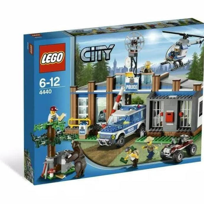 PENGIRIMAN CEPAT MAINAN LEGO ANAK CEWEK☻ LEGO CITY 4440 - FOREST POLICE STATION EKONOMIS