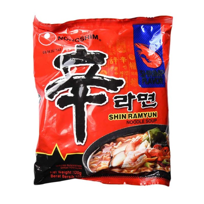 

Nong Shim Shrimp Shin Ram 120G