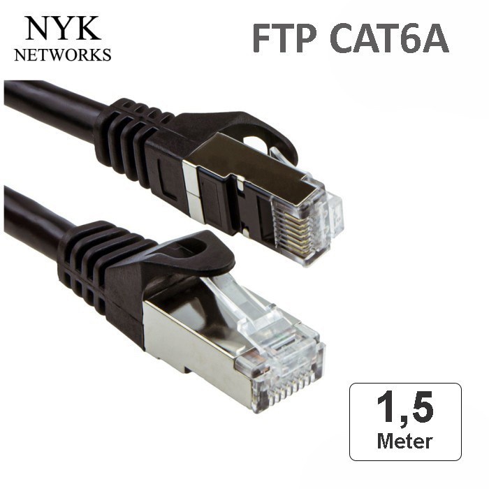 NYK Kabel Lan Cat6a 1,5Meter FTP Outdoor