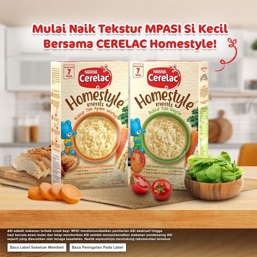 Nestle Cerelac Homestyle Meals Bubur Bayi 120g