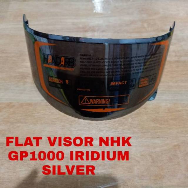 Kaca Flat Visor NHK GP1000 , GP Tech , GP PRO NON RING LS2 ROCKIE