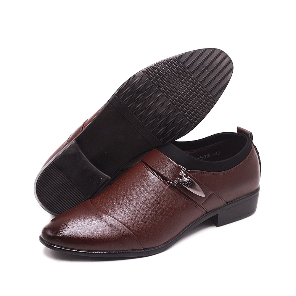 Alldays ~  Sepatu Pantofel Slip On Kulit Formal Pria 7-010 Size 38-48