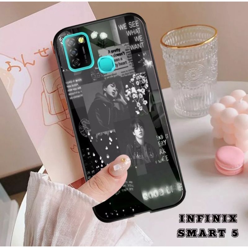 Ax Case Custom Infinix Smart 4 5 6 Hot 9 10 11 11s 12 Play AesThetic BTS Premium Quality Casing Cove
