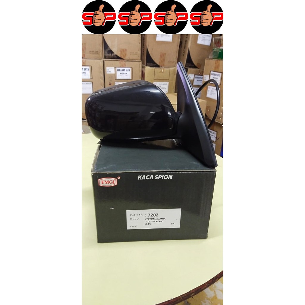 KACA SPION AVANZA VVTI 2004-2010 KANAN HITAM EMGI