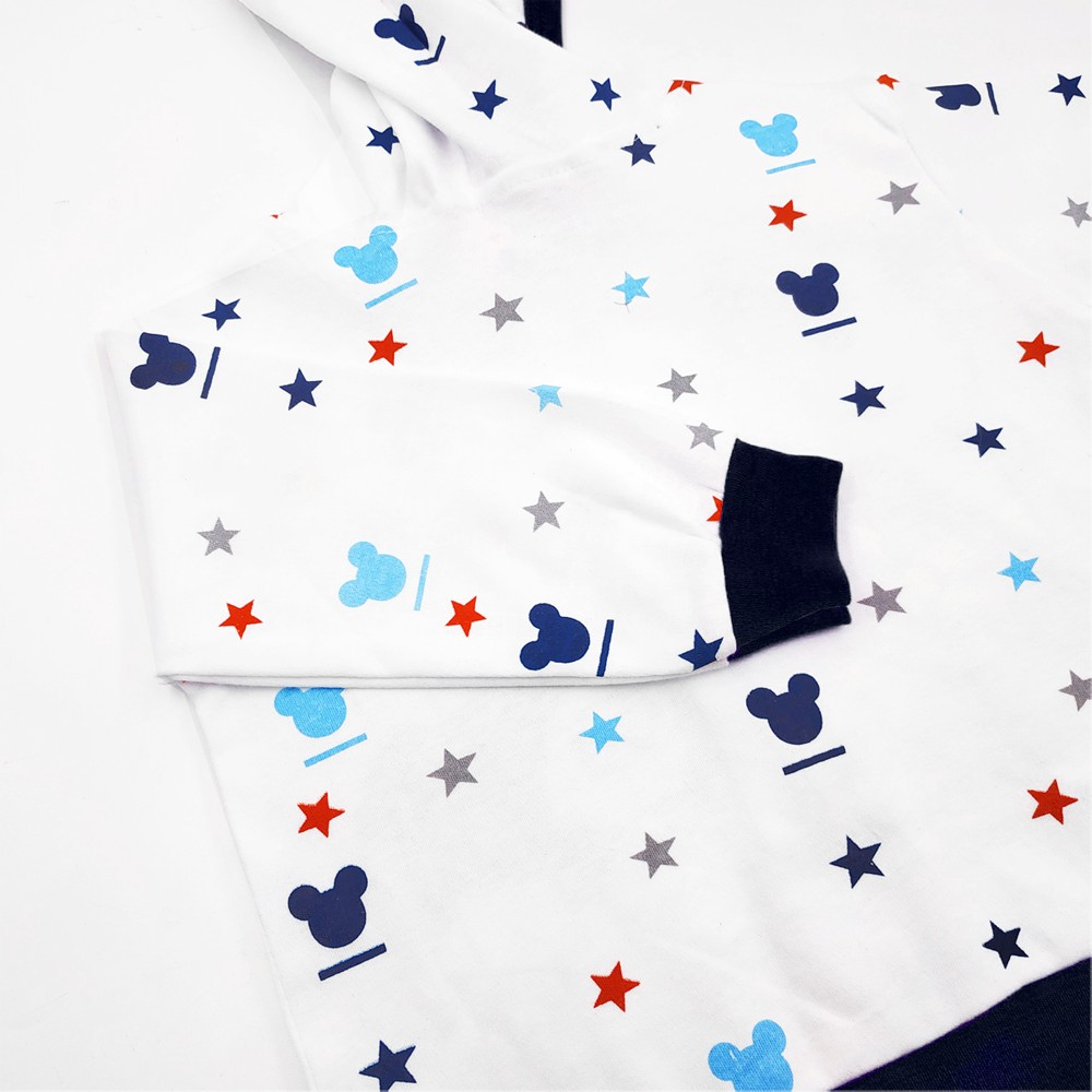 Wakakids Jaket Bayi Anak Laki Laki dan Perempuan Unisex Usia 6 - 12 Bulan Motif Star Bear 3753-3