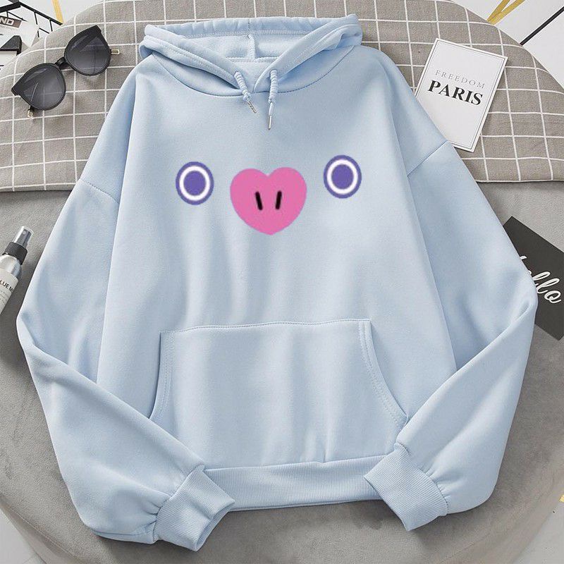 S - XXXXXXL(6XL) Hoodie BT21 RJ KOYA CHIMMY MANG COOKY VAN TATA SHOOKY semua Karakter Idol Oversize S M L XL XXL 3XL 4XL XXXXXL 5XL Hoodie Jumper Cute Kpop Boneka Chibi BIGSIZE Jumbo