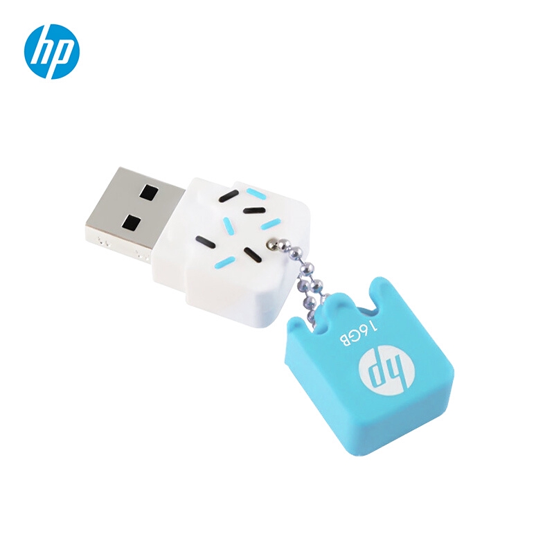 Hp Flash Disk Usb 3.0 Bentuk Es Krim Bahan Silikon Kapasitas 16gb-64gb