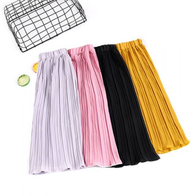 Celana Kulot Prisket Anak Perempuan / Celana Panjang Anak Cewek Import Fashion Murah