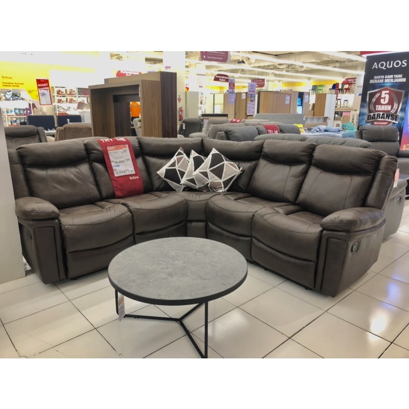 SOFA CORNER RECLINER MURAH MEREK SELMA INFORMA