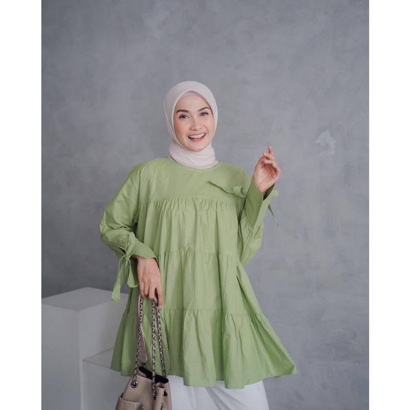 NARNIA BLOUSE PREMIUM BAHAN RAYON PREMIUM ORIGINAL100% HIGH QUALITY100%