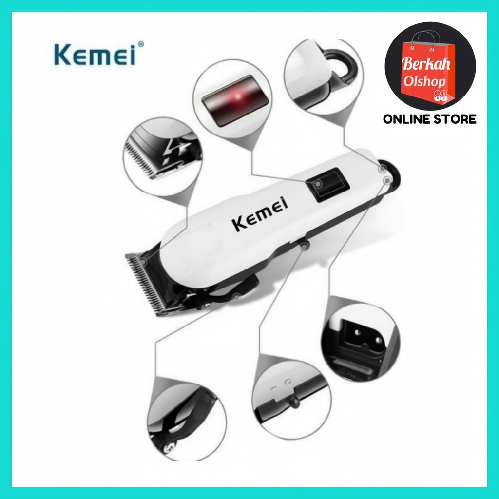 [COD] Hair Clipper Kemei KM-809B Alat Mesin Cukur Rambut/alat potong rambut