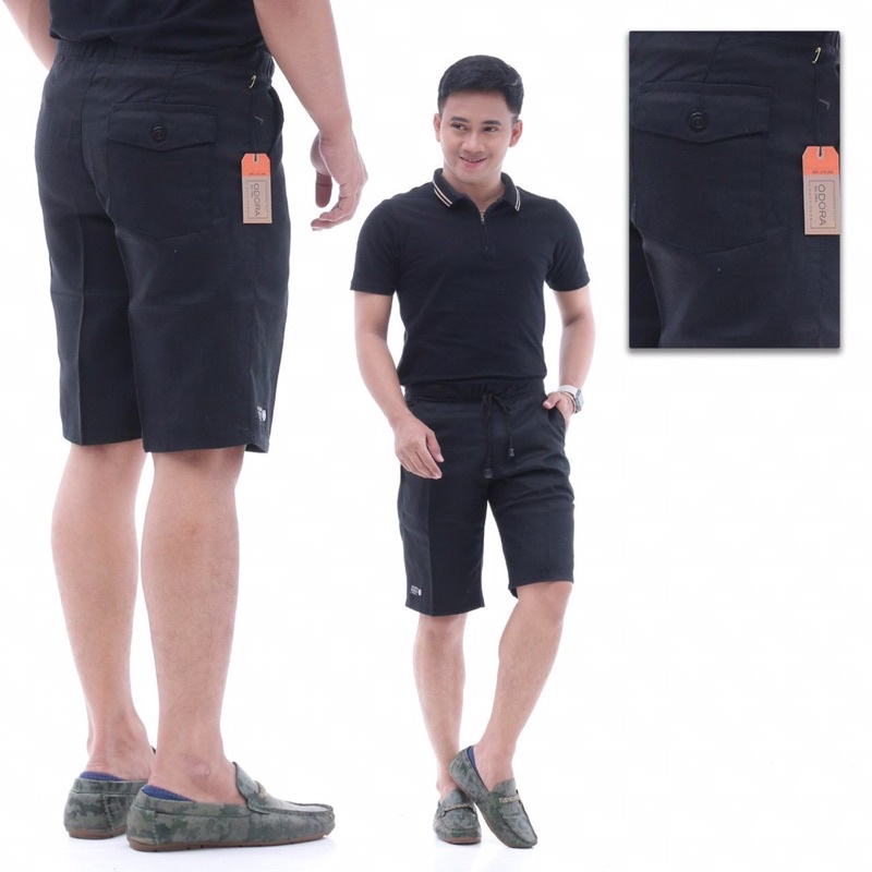 Selfless - Celana Pendek Pria Cowok Boardshort Distro Boxer Katun Twill Cotton