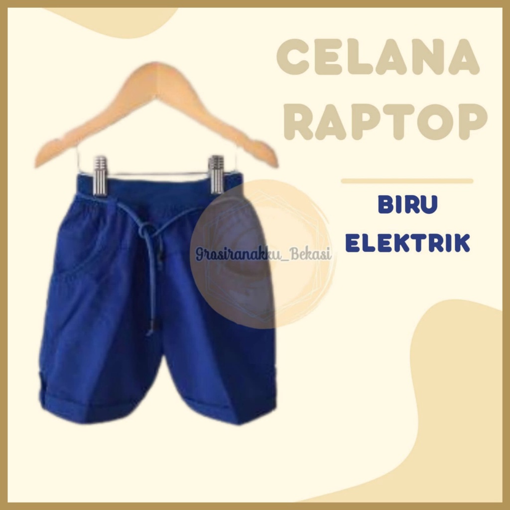 Celana Anak Murah Kekinian Biru Elektrik Size 1-3tahun