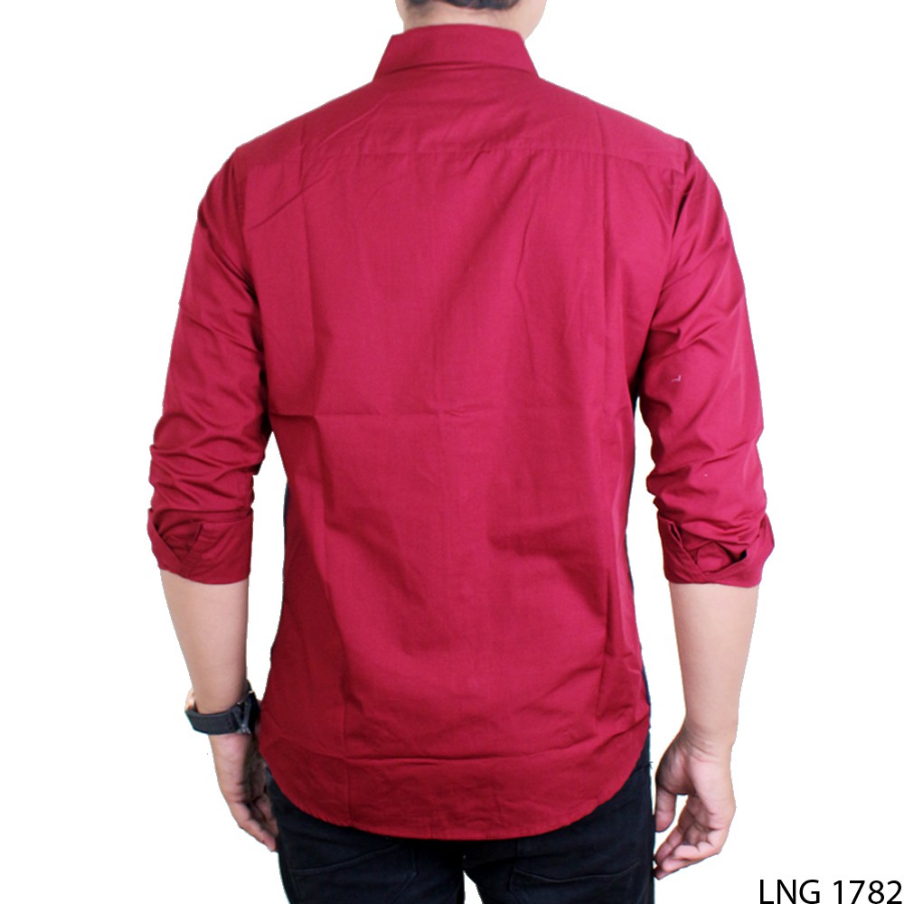 Kemeja Pria Best Seller Outfit 2020 Premium TERMURAH COD Merah