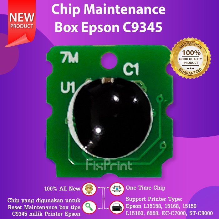 Chip Maintenance Box C9345 PXMB9 Reset Busa Pembuangan Epson L15150 L15160 L15180 M15140 L6550 L6580