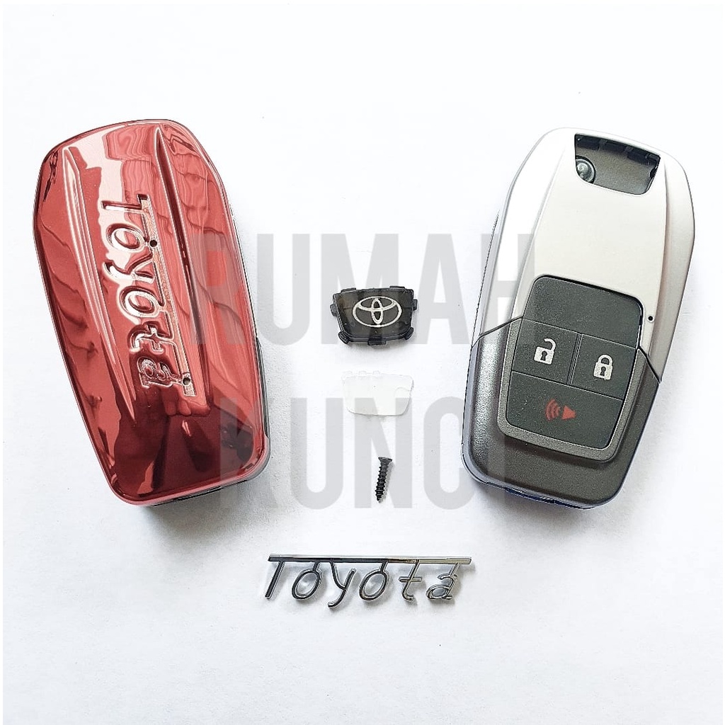 Flip Key BARU Kunci Lipat Cover Mobil Toyota Innova Fortuner Altis