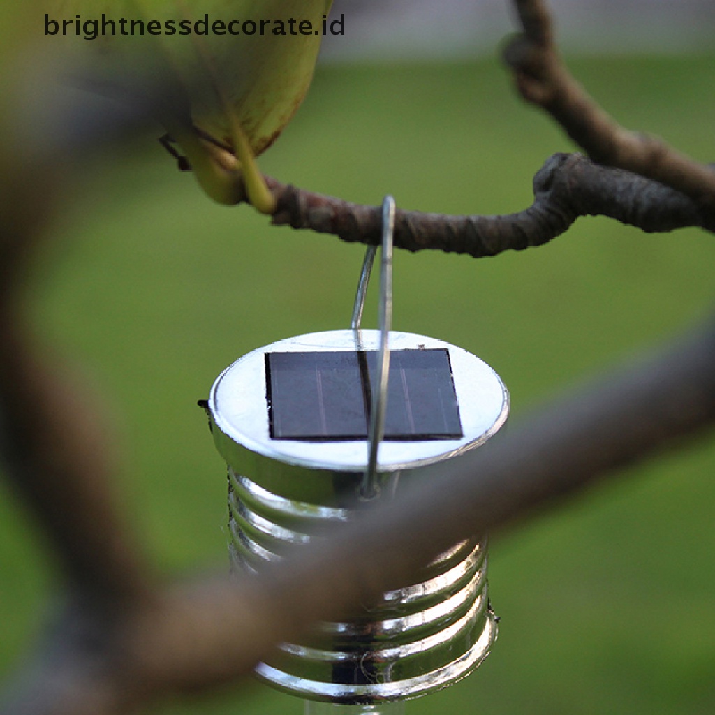 [birth] LED Solar Hang Pendant Lights Colorful Outdoor Garden Lamp Chandelier [ID]