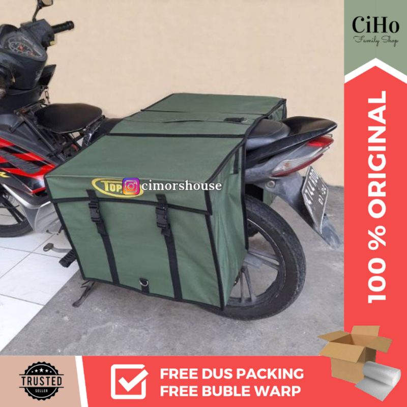 TAS OBROK BOX MOTOR TOPS WATERPROOF DELIVERY KURIR POS SALES KARGO