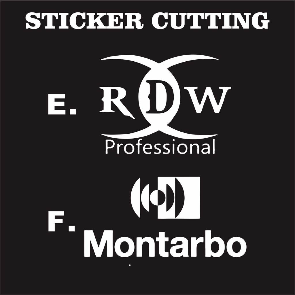 Sticker Cutting Audio Music /JBL,Mackie,DLL