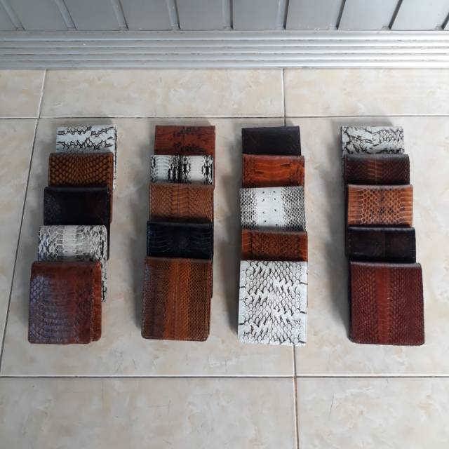 HARGA RESELLER Dompet kulit ular cobra asli berkualitas