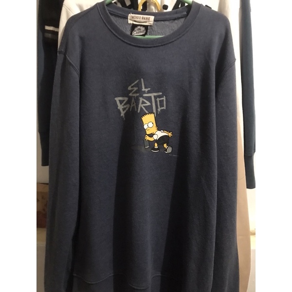 Crewneck Indigo Bank X the Simpsons