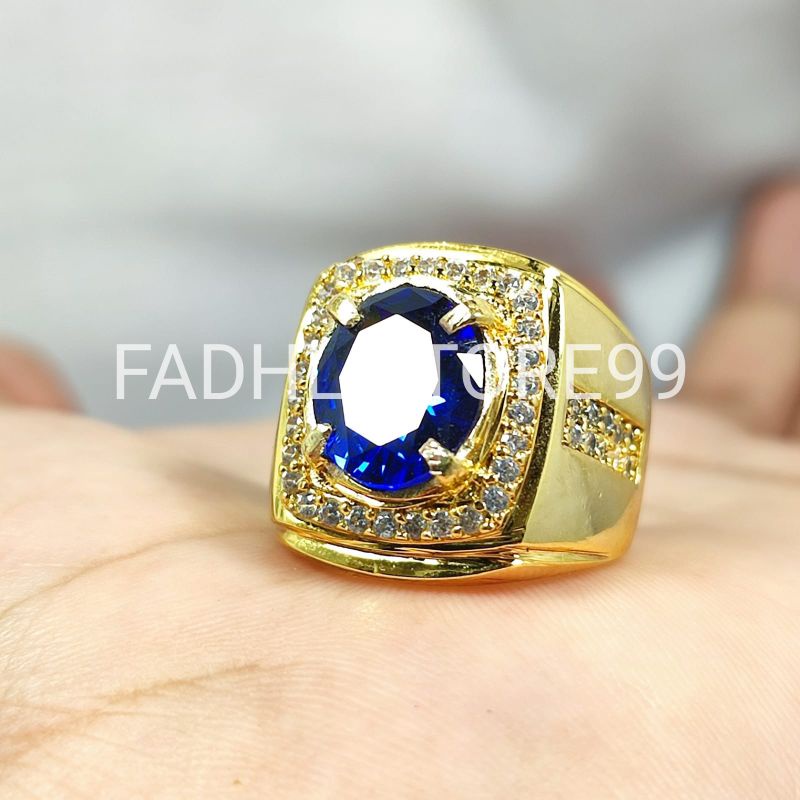 BATU KING SAFIR ASLI CHATAM TOP QUALITY