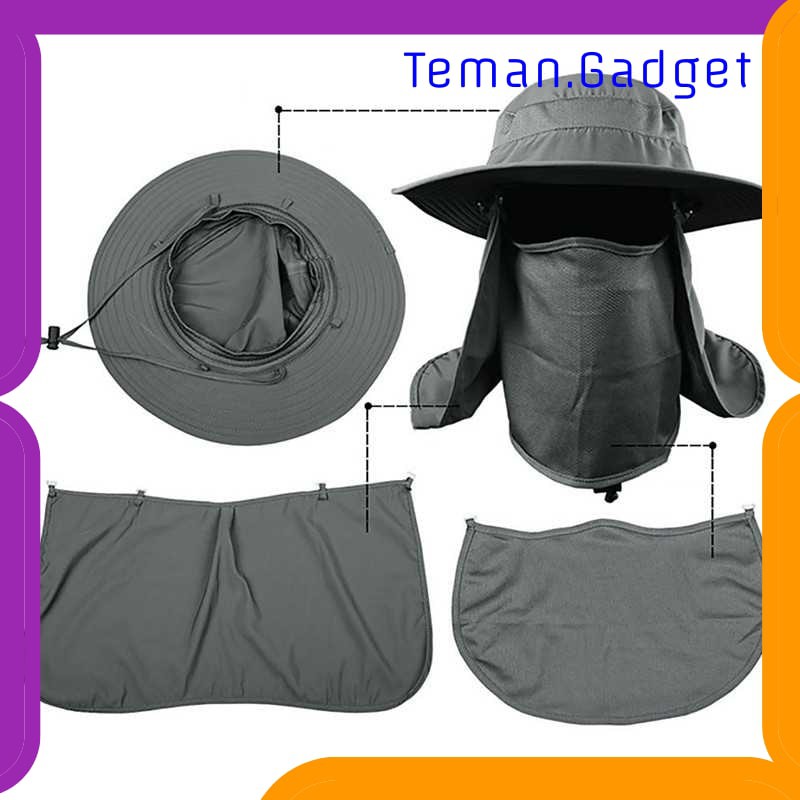 TG-FS061 Topi Gunung dengan Sarung Wajah