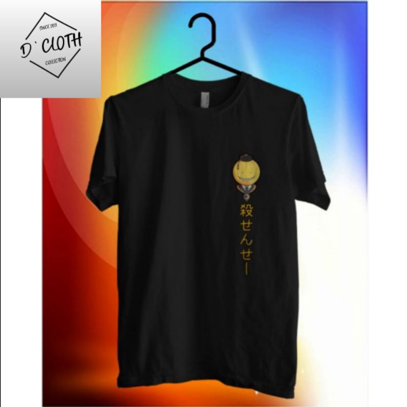 KAOS ANIME KORO SENSEI ANSATSU KORO/KAOS ASY A3/KAOS DISTRO/KAOS ANIME JEPANG/KAOS WIBU/KAOS PECINTA
