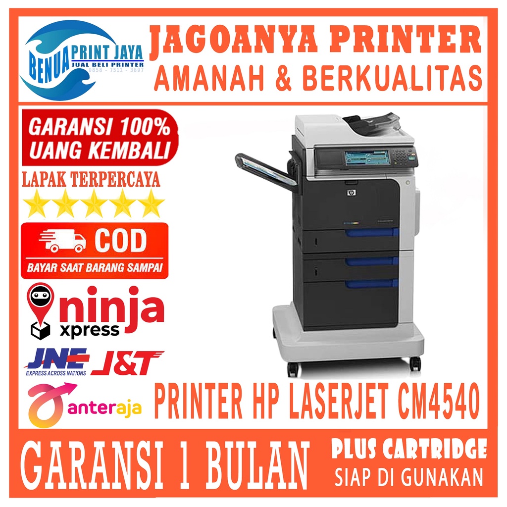 Jual Printer Hp LaserJet Color CM4540 MFP Printer color second terbaik