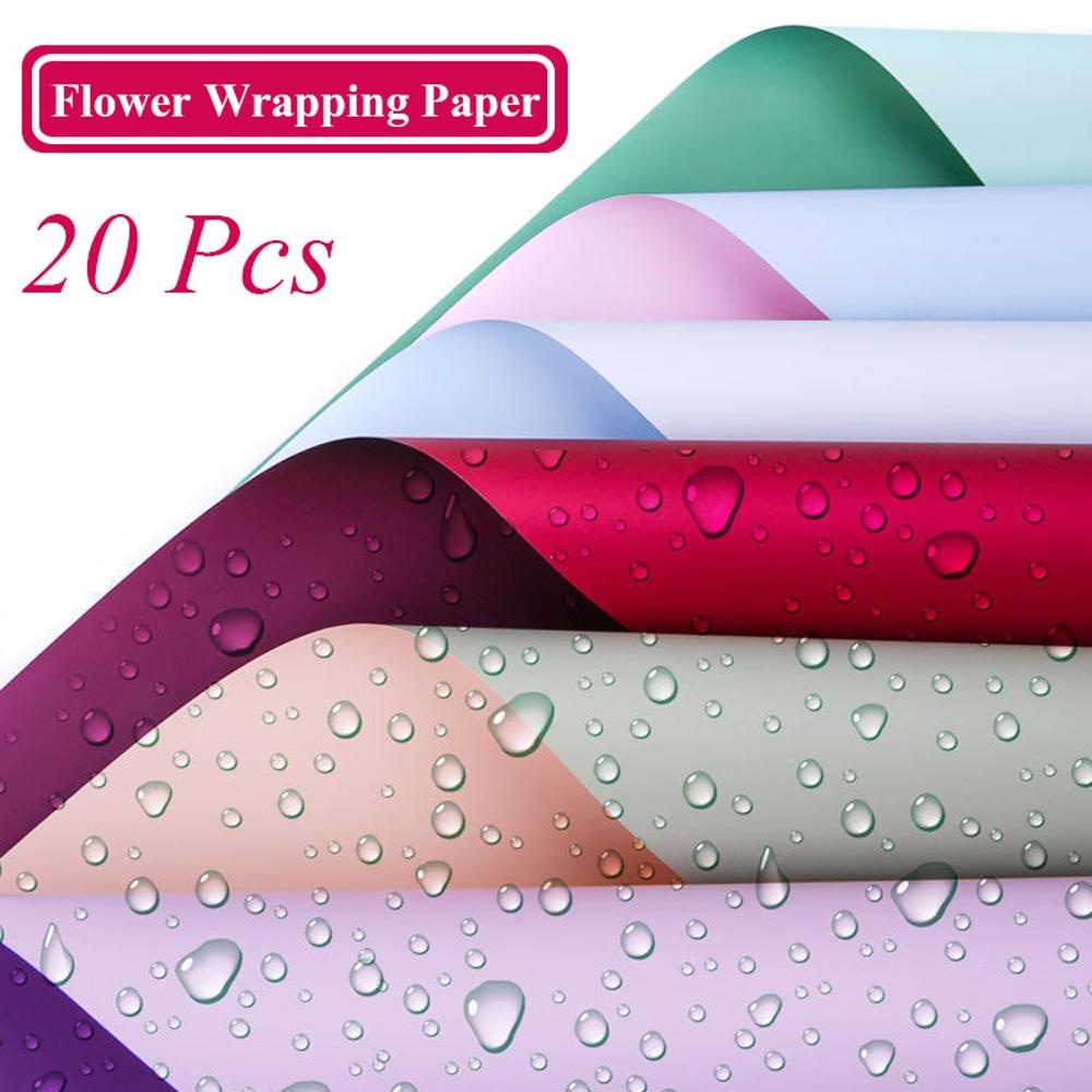 Lanfy Wrapping Paper Waterproof Craft Florist Untuk Kemasan Festival Ulang Tahun Perlengkapan Pesta Dekorasi Pernikahan