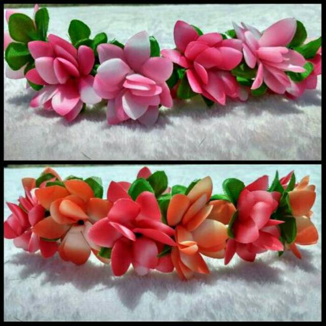 grosir   Isi 6 PCS Flower crown KARET /bandana bunga/bando mermaid/bandana karet