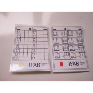 Stiker Kartu Wasit Shopee Indonesia