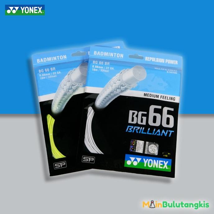 Senar Raket Badminton / Senar Yonex BG 66 - BG 66 Brilliant Original BERKUALITAS
