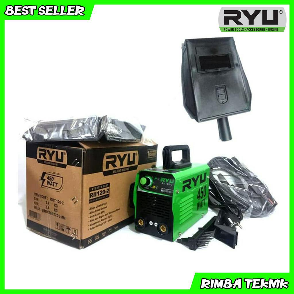 PROMO RYU Mesin Las Inverter MMA 120 IGBT 450 watt / Mesin las / Mesin trafo las / welding