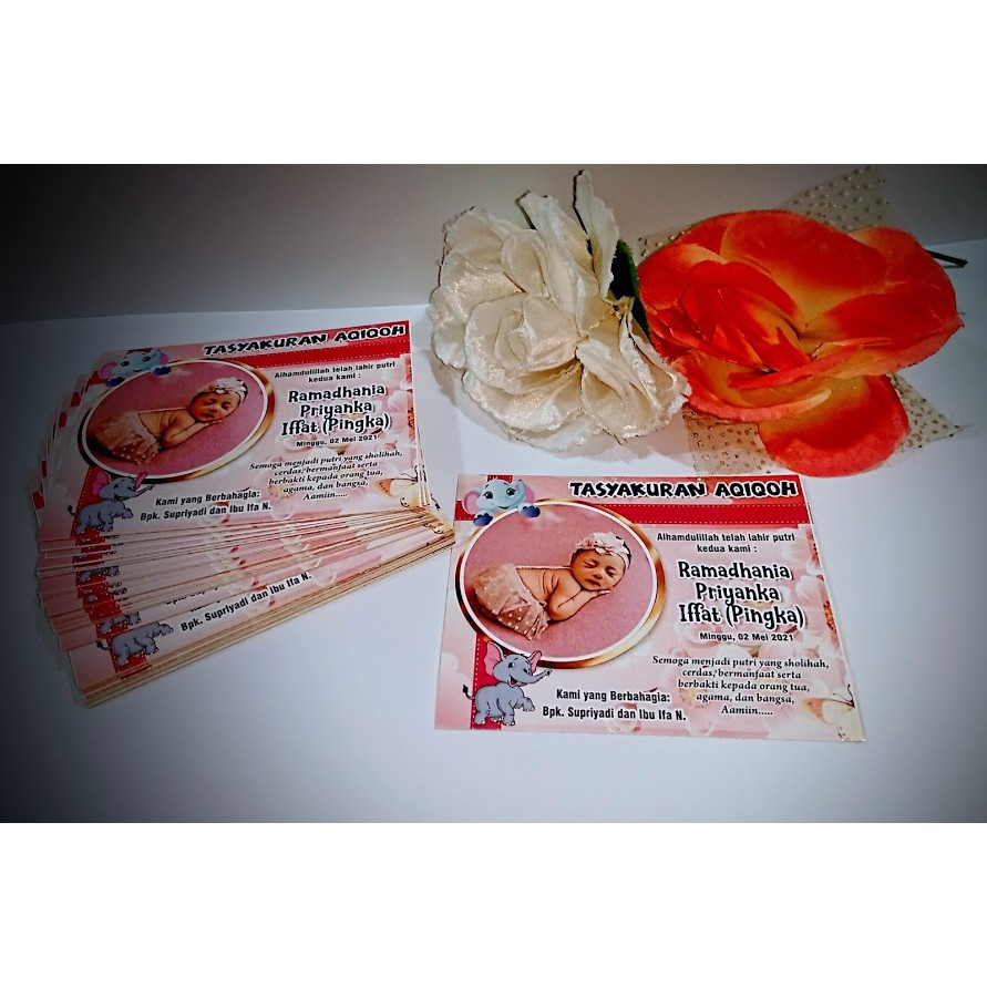 

Stiker Aqiqoh / Tasyakuran Kelahiran Harga Grosir