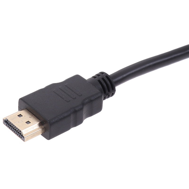 &lt; E2id &amp; &gt; 1Pc Kabel Extension Hdmi Male Ke Female Lapis Emas Dengan Sekrup