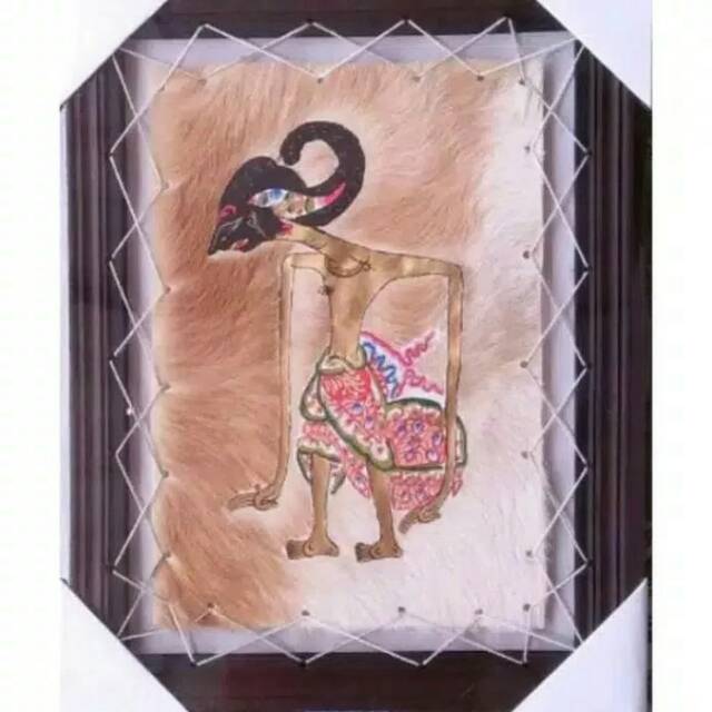 Lukisan Wayang Kulit Arjuna Janaka