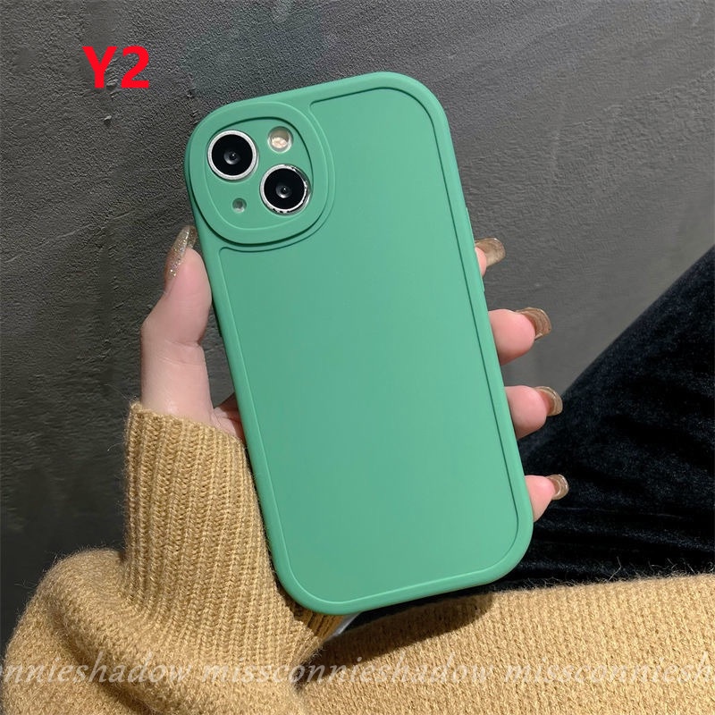 Casing Soft Case Tpu Warna Polos Untuk iPhone 7Plus / 8Plus / 11 / 13 / 12pro Max / XR / X / XS Max / 7 / 8 SE