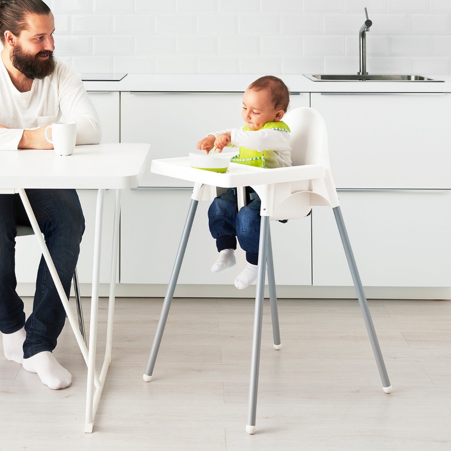 KURSI MAKAN BAYI HIGH CHAIR WITH SAFETY BELT KURSI ANAK + BAKI