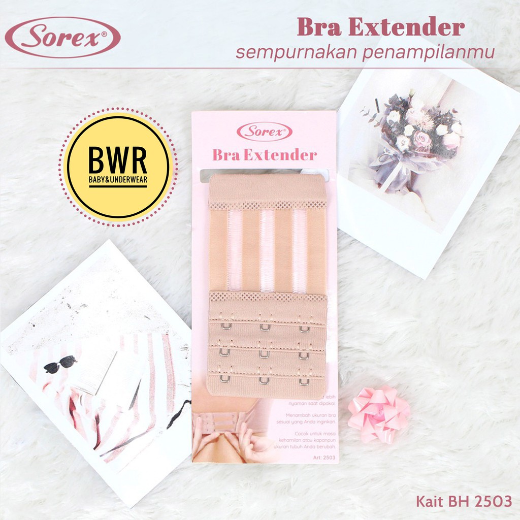 Kait Bra Sorex 2503 Penyambung Bh | Bra Extension Kait 3 /2503 - Bwr