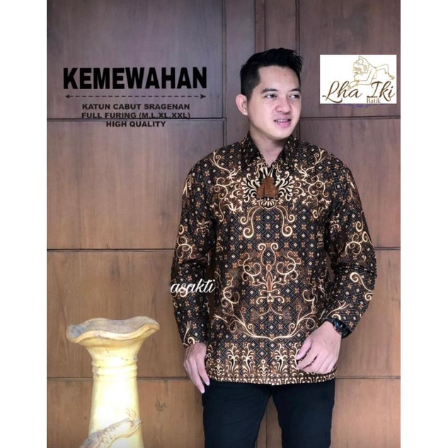 KEMEJA BATIK MOTIF KEMEWAHAN