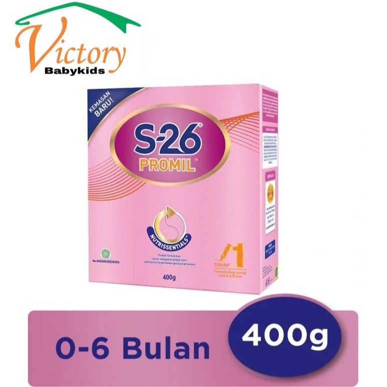 S-26 Promil 1 400gr - Susu Formula Bayi 0-6 Bulan