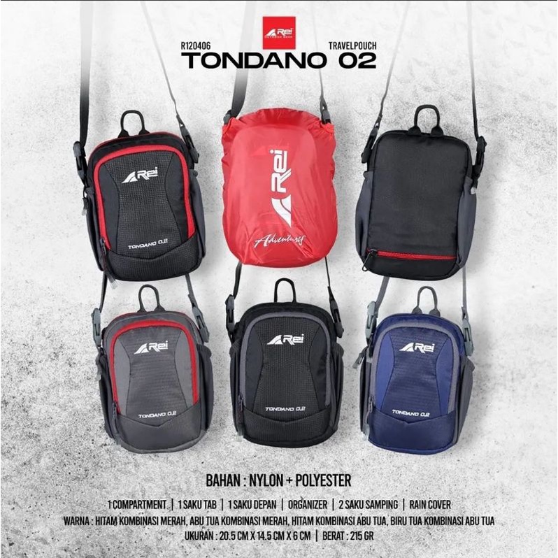Tas selempang Original Arei Tondano 02 dapat cover bag