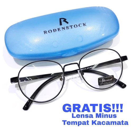 Kacamata Minus Pria Wanita Frame Oval Elastis