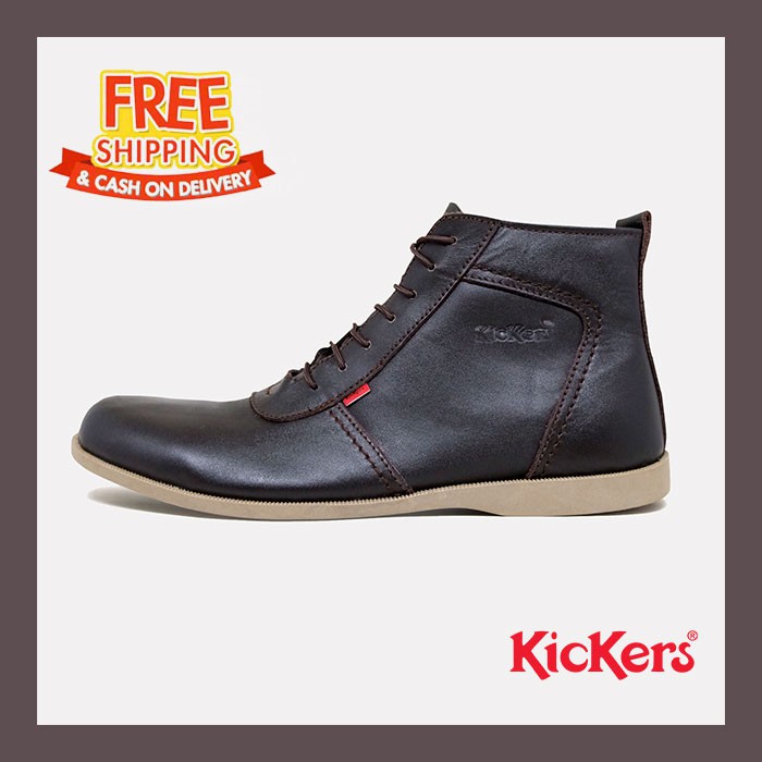 SEPATU PRIA KICKERS BANDIT SEMI BOOTS KLASIK SEPATU KERJA FORMAL