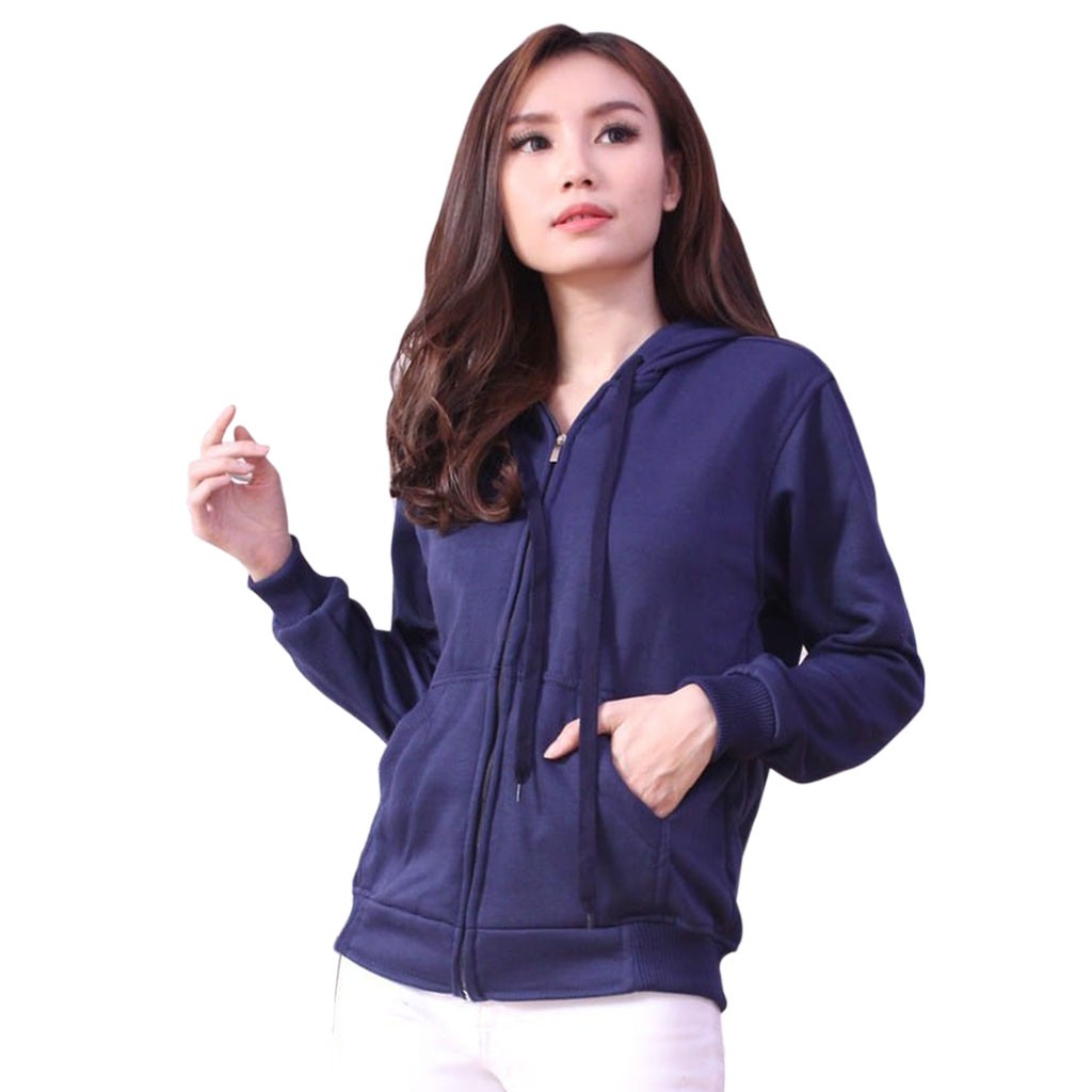 BESS - Jaket Hoodie Polos Wanita King Babytery